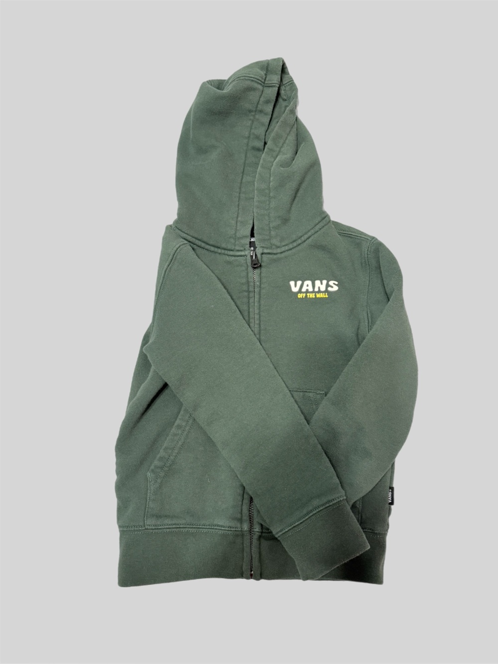 Vans Kids Olive Green Zip Hoodie